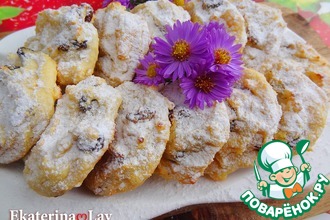 Рецепт: Творожное печенье, как сырники