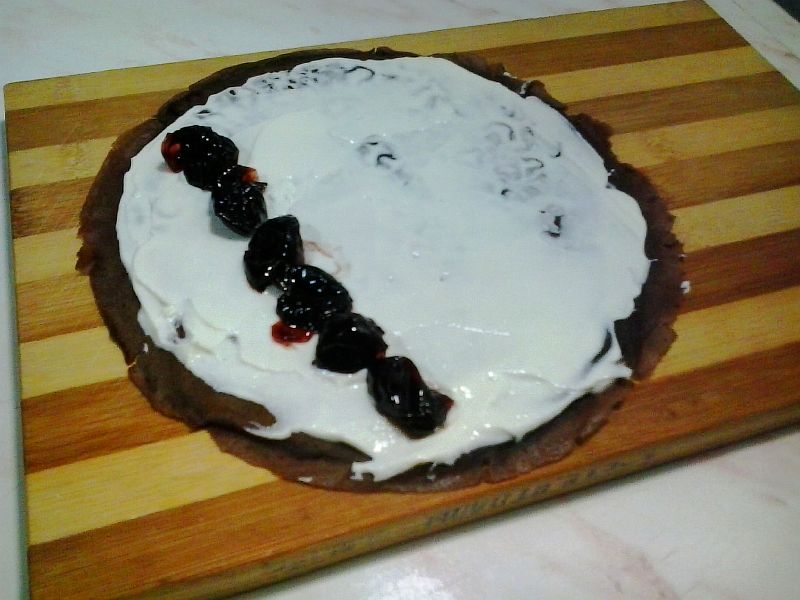 Наполняем блины начинкой