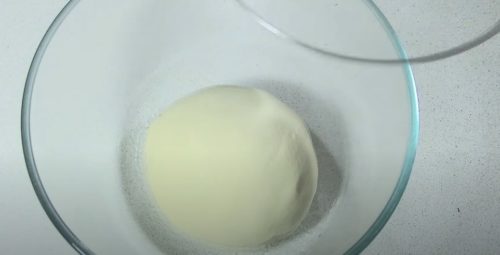 шарик теста