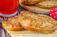 Фото к рецепту: Несладкие гренки с овсянкой, помидорами и зеленью