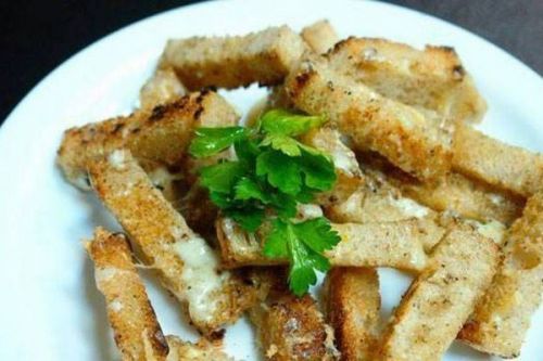 Гренки из белого хлеба