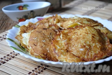 Капустные оладьи на кефире
