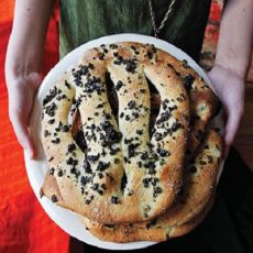 Французский фугас с маслинами и оливками