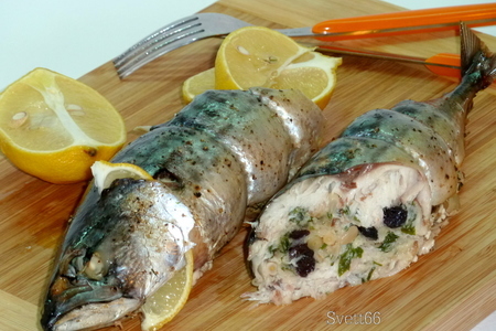 Скумбрия фаршированная, невероятно вкусная