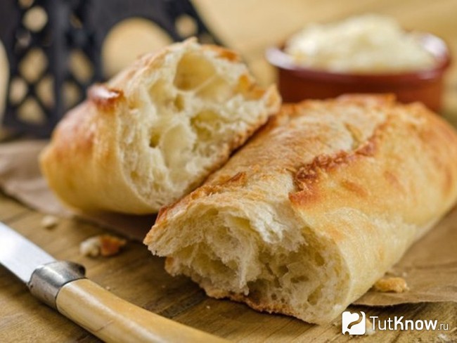 Рецепт теста для багета