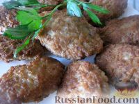 Фото к рецепту: Мясные котлеты-оладьи