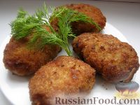 Фото к рецепту: Котлеты из свинины с картофелем 