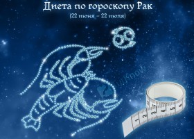 Диета по гороскопу Рак (22 июня – 22 июля)