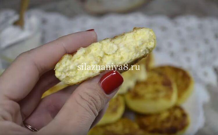 сырники из творога с манкой без муки на сковороде