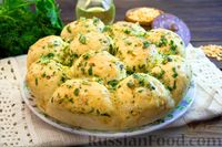 Фото к рецепту: Луковые пампушки с горохом и свежей зеленью