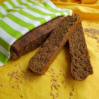 Ржаной хлеб в духовке на закваске без замеса